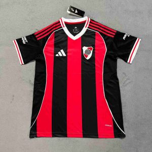 25-26 River Plate Away Kit (Black/Red) S-4XL