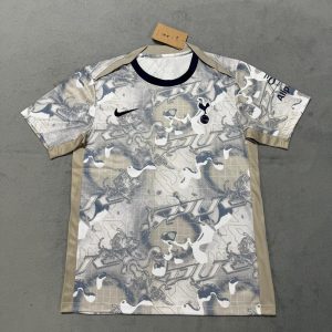 25-26 Tottenham Hotspur Training Top (Gray/White) S-4XL