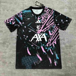 25-26 Liverpool Training Top (Black/Pink) S-4XL