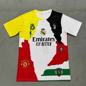 25-26 Cristiano Ronaldo Commemorative Edition (Yellow/White Collar) S-5XL