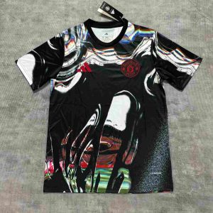 25-26 Manchester United Training Top (Black/White) S-4XL