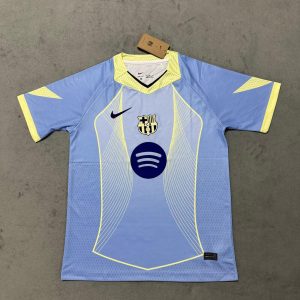 25-26 Barcelona Pre-Match Training Top (Light Blue) S-4XL
