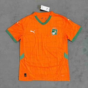 25-26 Ivory Coast Home Kit S-4XL