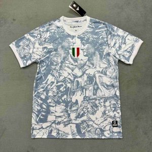 25-26 Italy Training Top (Gray/White) S-4XL