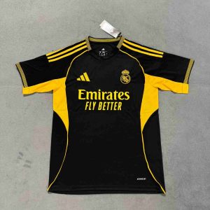 25-26 Real Madrid Black/Gold S-4XL