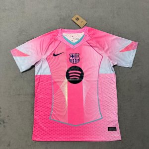 25-26巴塞赛前训练服粉色S-4XL
