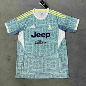 25-26 Juventus Away Kit (Ash Blue/Yellow) S-4XL