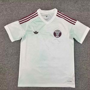 2026 Qatar Away Jersey (White/Maroon) S-4XL